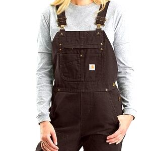 NWT women's Carhartt Bib Overalls Insulated